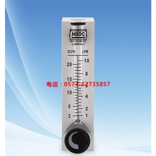 LZT-08A02M-V panel type valve flow meter 1-10L/min (gas) 1-10LPM