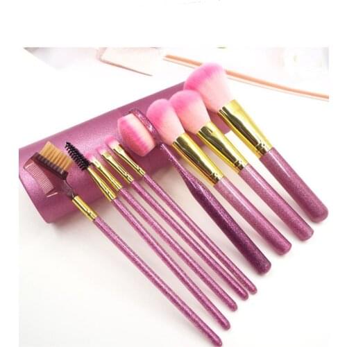 New Style Make-up Brush Set 12 A 9 A tong shua Onion Pink Pearl Foundation Brush Eyeshadow Brush Blush Brush Beauty Tools