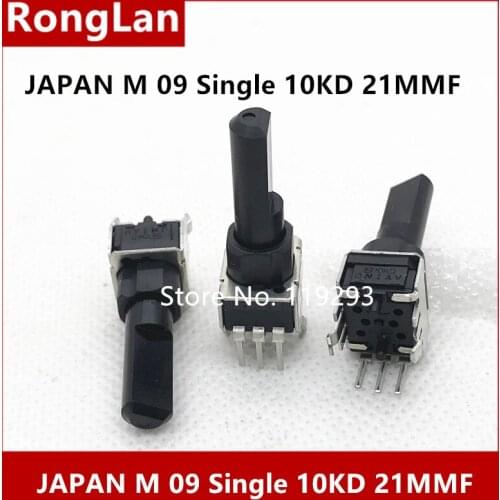 [BELLA]Original M 09 Single potentiometer D10K 10KD vertical axis 21FMM--10PCS/LOT