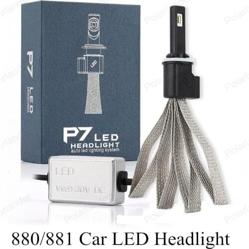 P7 800/801 LED Car Headlight Fog Light 30W 6000K Auto Headlamp Front Light Bulbs DRL Driving Headlights 3200LM