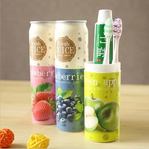 Travel Portable Toothbrush Toothpaste Tube Box Plastic PP Storage Box Holder Desk