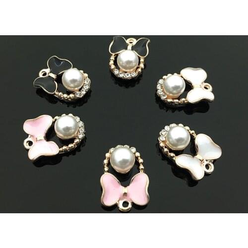 5pcs 3 colorsFlatback Rhinestone Buttons Sewing