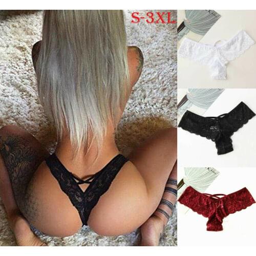 Sexy Thongs Underwear Women Seamless Lingerie Lace Panties Bikini Knickers G-string Underpant Briefs tanga Female Thong S-3XL