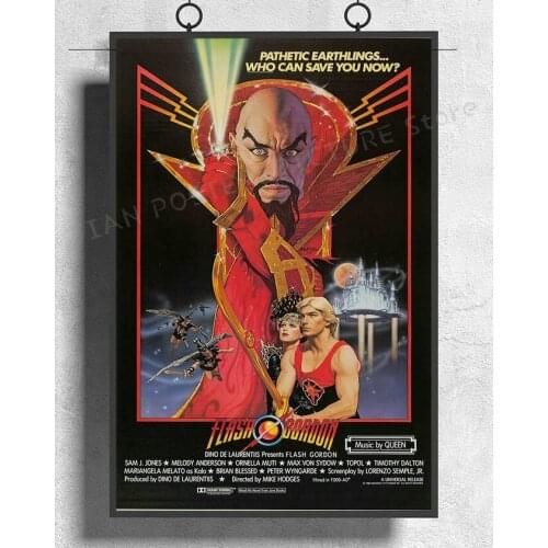 NJ826 Flash Gordon Movie (1980) Wall Sticker Silk Poster Art Home Decoration