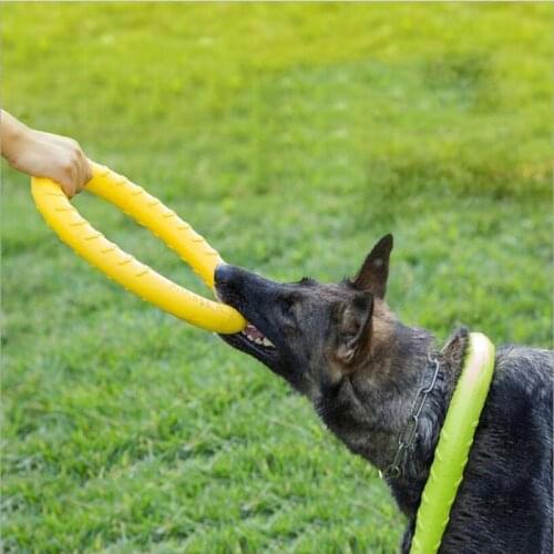 18CM Puppy Outdoor Interactive Game Pet Flying Discs EVA Dog Training Ring Puller Resistant Bite Floating Toy