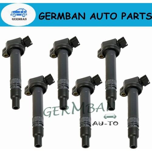 Quality Ignition Coil 90919-02256, 90919-A2005 6PCS for GS350 IS250/ tC/ 4Runner Camry Sequoia Highlander