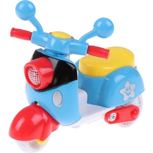 1PCS Motorcycle Toy Pull Back Diecast Motorcycle Early Model Educational Toys For Children Kids Baby