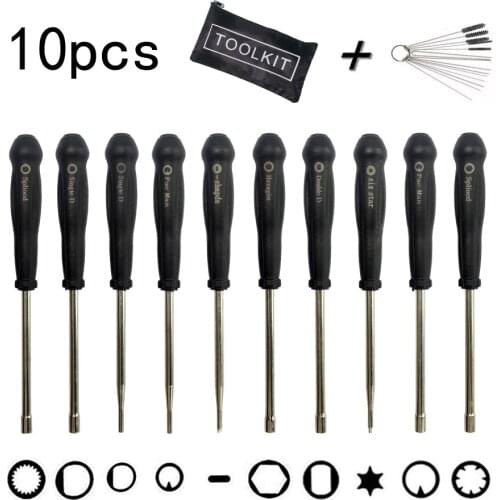 10Pcs Professional Car Motorcycle Universal Carburetor Adjustment Tool Screwdriver Carburetor Cleaner Car Repair Accessories
