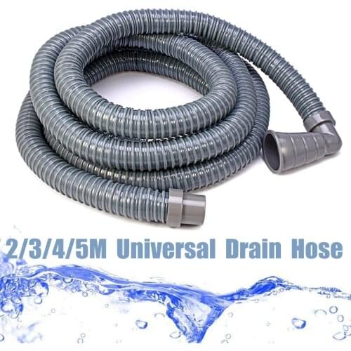 2/3/4/5M Universal PVC Washing Machine Drain Hose Sink Dishwasher Drain Hose Flexible Extension Pipes Outlet Water Plumbing Hose