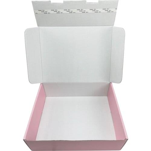 500pcs Custom Mailing Packaging Paper Gift Boxes Strong Corrugated Cardboard Cartons Cosmetic Shipping Mailer Box