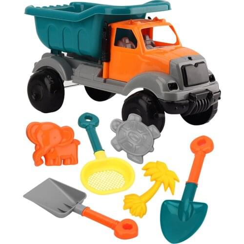 8PCS New Children Beach Toys Multifunctional Water Sand Toy Set Baby Beach Game Toy Beach Play Sand Car Summer Toys Kids Gifts