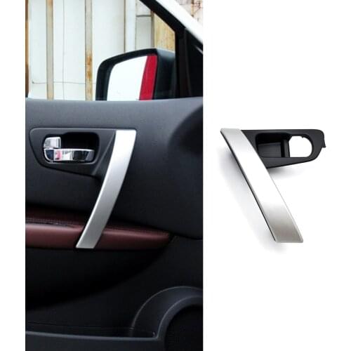 Accessories Car Interior Door Handles Interior Parts Silver Color For Nissan Qashqai j10 2007 2008 2009 2010 2011 2012 2013 2015