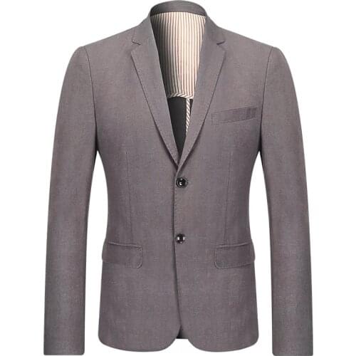 Wholesale price linen blazer mens high quality obese Weigth 200KG suit jacket autumn plus size M -4XL 5XL 6XL 7XL 8XL