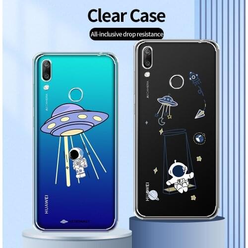 For Huawei Y7 2019 Case Transparent Case For Huawei Y7 Prime 2019 Clear Protective Cover For Huawei Y7 Y7Prime 2019 Phone Coque