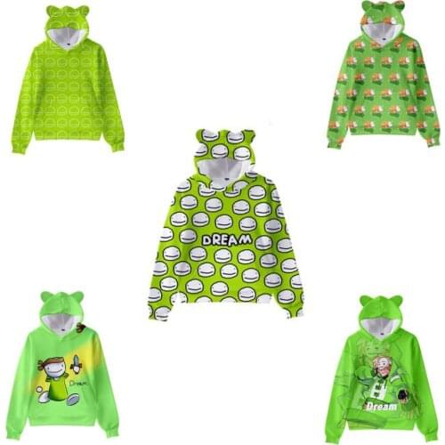 DreamWasTaken Kids Hoodie For Harajuku Sweatshirt Dream Smp Merch Boys/Girls Anime fans Fashion Clothes cosplay Outwear