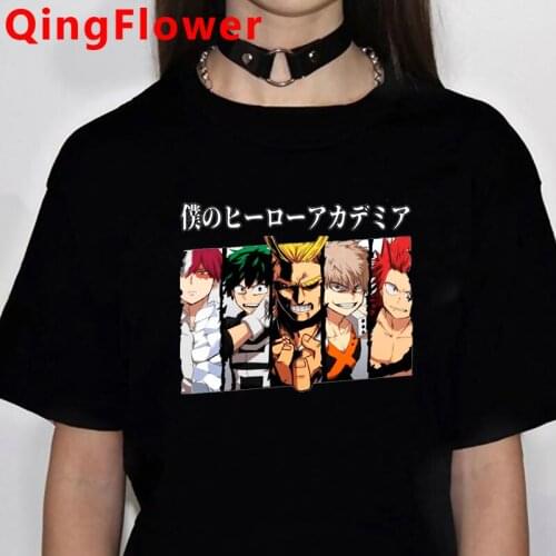 My Hero Academia T Shirt Kawaii Cartoon Bakugou Graphic Tshirt Funny Anime Boku No Hero Academia T-shirt Unisex Top Tees