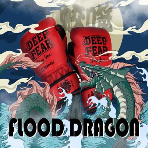 DRACULA DF VENOM FLOOD DRAGONS Quality leather boxing gloves Man Woman Professional boxing match mma muay thai boxing golves