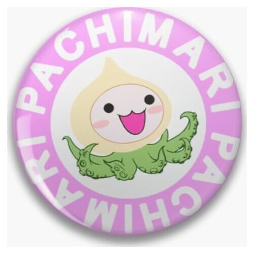 Pachimari Soft Button Pin Jewelry Lapel Pin Collar Creative Badge Lover Brooch Clothes Cartoon Metal Gift Fashion Funny Hat