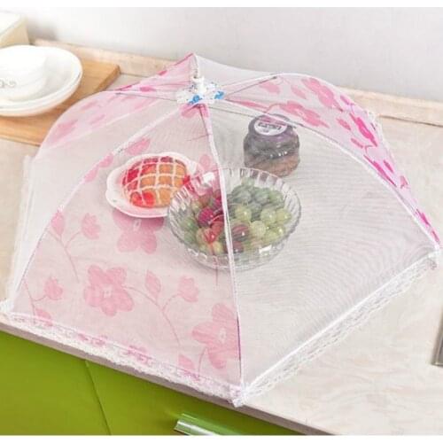 2020 New Fashion Lace Mesh Folding Dish Cover Dish Cover Cover Table Cover Meal Cover