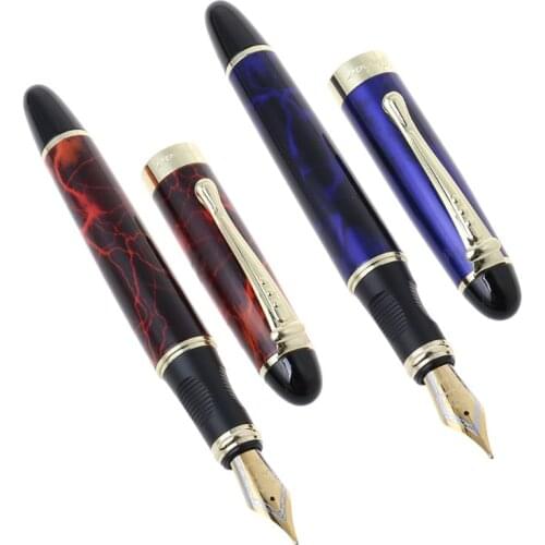 X450 Luxury Mens Fountain Pen Business Student 0.5mm Extra Fine Nib Calligraphy Office Supply Writing Tool High Quality Metal