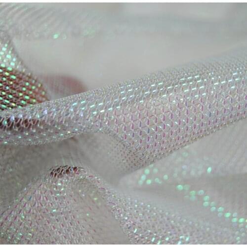 1 Yard Squid Jig Cloth Fishing Octopus Hook DIY Material Pearl White Flash Gold Green Purple Red Black Silver