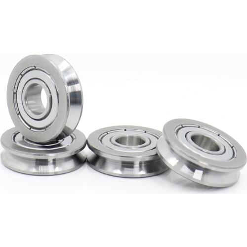 V103008 V Groove Sealed Ball Bearing ( 4PCS ) 10*30*8 mm Pulley Wheel Bearings V2/1 V3/1.5 V4/2/5/2 5 Guide Track Rlooer Bearing