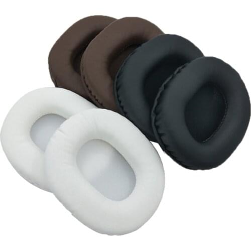 2Pcs Replacement Leather foam Ear Pads pillow Cushion Cover for ATH SX1a PRO5 M10 M20 M30 M50X M50s ATH-M40X Arctis 3 5 7