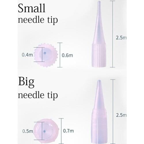 200Pcs Disposable Sterilized Tattoo Needles and Needle Caps Professional 1R 3R 5R 5F 7F PMU Kits For Tattoo Eyebrow Pen Machine