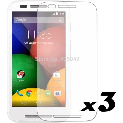3Pcs Clear LCD Screen Protector Film Guard Cover Shield For Motorola Moto E XT1022