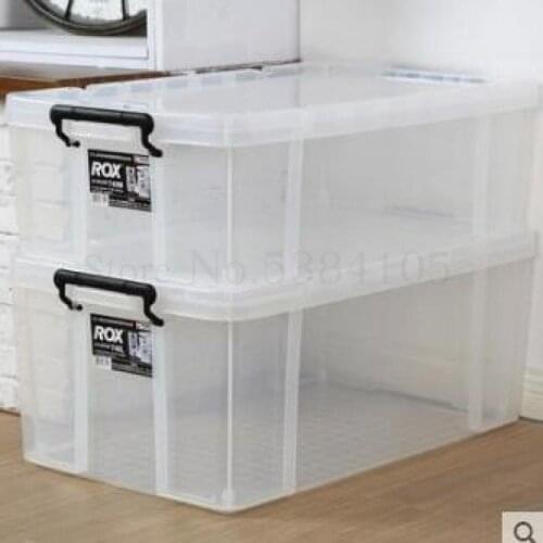 660l Finishing Box With Covered Deep Plastic Transparent Thickening Receiving Box Large Size