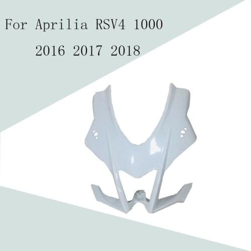 For Aprilia RSV4 1000 2016 2017 2018 Motorcycle Accessories Head Fairing Nose Front Upper ABS injection fairing 16 17 18