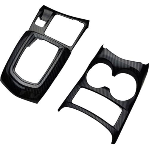 Car Center Console Gear Box Shift Panel Cover Water Cup Holder Trim Decoration for Nissan Qashqai J11 2016-2019