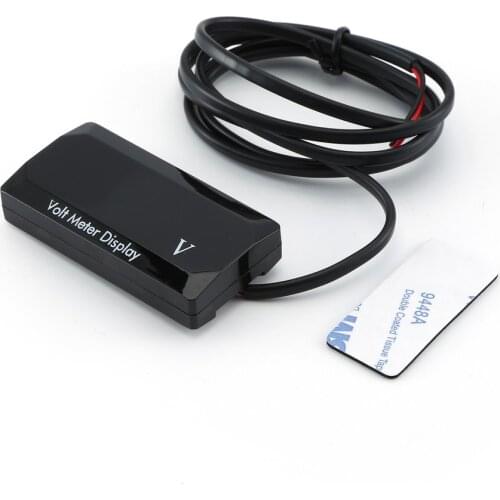 Mini LED Display Digital Voltmeter Panel Volt Voltage Meter Tester Reverse connection protection 12V For Car motorcycle Hot
