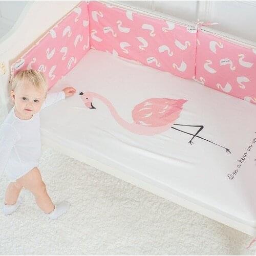 Baby Bed Sheet Pure Cotton Crib Mattress Cover For Kids Cute Cartoon Pattern Baby Fitted Sheets Baby Bedding Photography Props