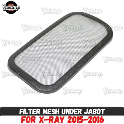 Filter mesh for Lada X-Ray 2015-2016 under jabot ABS plastic accessories guard function cover protective pad car styling tuning