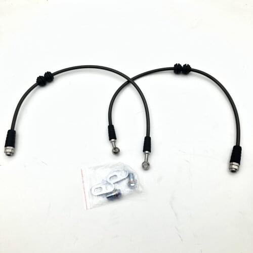 Jekit steel braided brake line 35cm to 110cm brake hose for Brembo-Ap Racing brake caliper