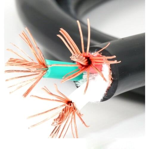 HiFi Audio Monosaudio P901 Multiple Hi-OFC Power Cable 4.5Square AC Power Cord Electric Supply Bulk Cable11AWG(4.5mm2)x3Cores