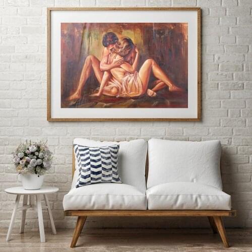 Fall In Love Prints Pictures Bath Room Wall Art Decor Living Room No Frame Poster Oil Painting Decoration