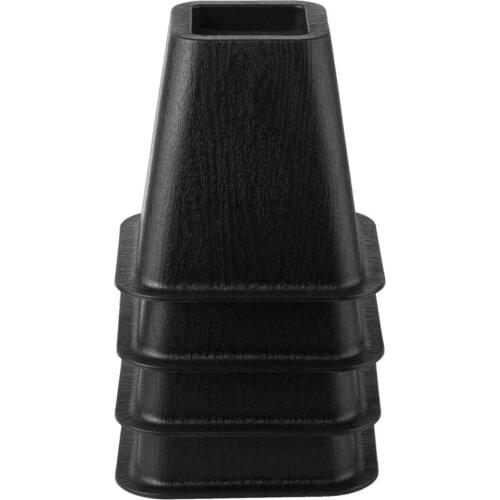 4pcs PP Chair Leg Caps Feet Pads Furniture Table Covers Socks Floor Protectors Furniture Risers Aid for raising bed chair Cups