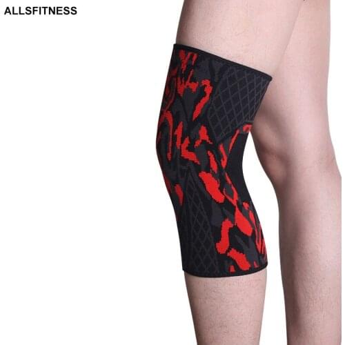 1PCS Compression Kneepad Brace Spring Elastic Knee Pads Sports Fitness Gear Basketball Breathable Knee Support Kniebandage