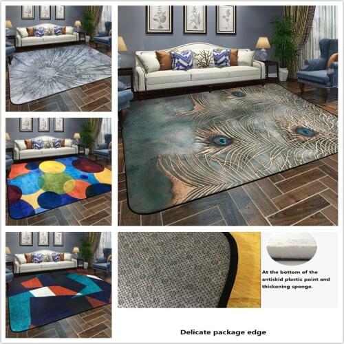 Brief European Style Carpets For Living Room Home Bedroom Rugs And Carpets Coffee Table Modern Area Rug Children Play Game Mat
