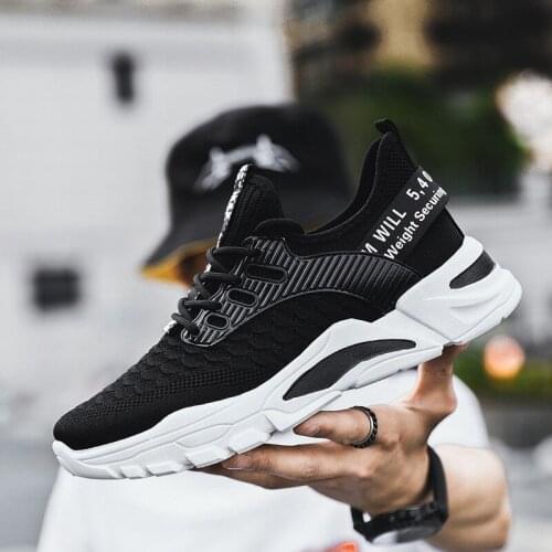Men Vulcanize Casual Shoes Sneakers Mens Breathable No-slip Men 2021 Male Air Mesh Lace Up Wear-resistant Shoes Tenis Masculino