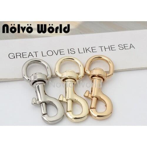 10-50pieces 5 colors 43*12mm new products alloy meterial snap hook for chain bag swivel hook chain purse hardware