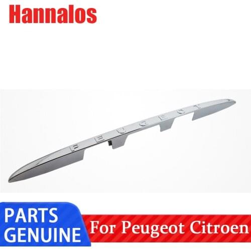 Original brand new trunk door trim strip, back door electroplating strip, suitable for Peugeot 206 207