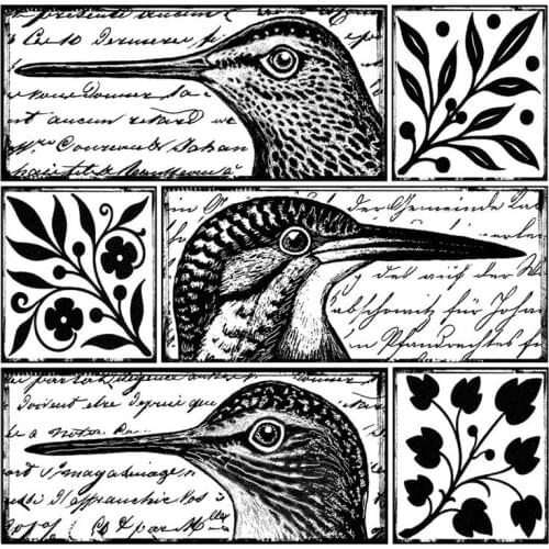 Retro Long mouth bird Transparent Klar Silikon Stempel/Dichtung für DIY scrapbooking/foto album Dekorative klare stempel T1077