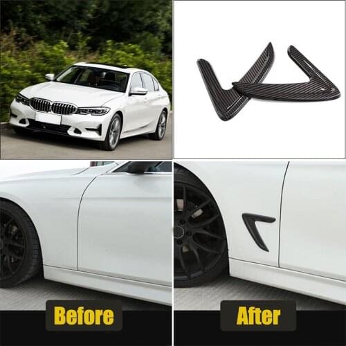 Car Styling front Side body Air Vent Cover Trim Fender decoration Sticker For BMW 3 Series F30 G20 2013-2020 Auto accessories