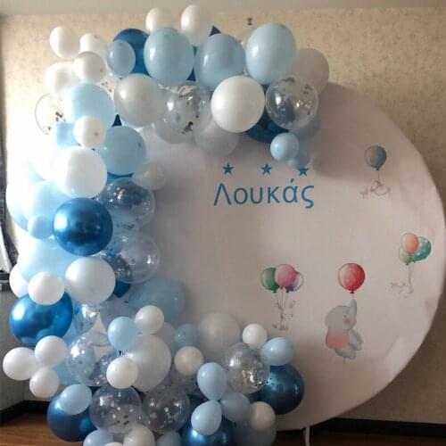 Wedding Arch Decoration Birthday Party Frame Arch Decoration Arch Round Background Balloon Bowknot Balloon Metal Support Kit