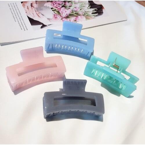 Ins Net Red Hair Clip Headdress Elegant Temperament Hair Grab Bath Back of The Head Hairpin Horsetail Shark Net Red Hair Clip