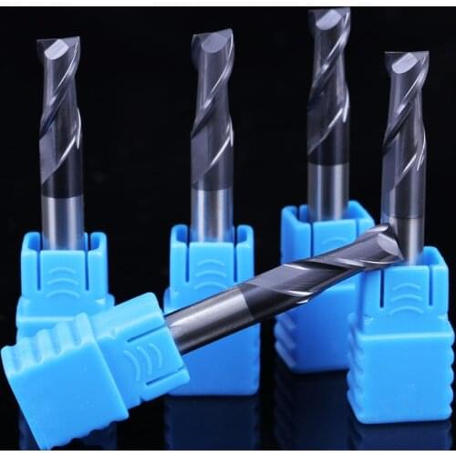 ZGT Alloy Carbide Tungsten Steel Endmill HRC50 2 Flute Cnc Metal Cutter Milling Tools Milling Cutter End Mill 1.5mm 2mm 2.5mm