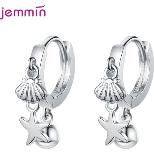 Trendy Authentic 925 Sterling Silver Hoop Earrings Multiple Models Silver Earrings Jewelry For Women Girls Hot Sale